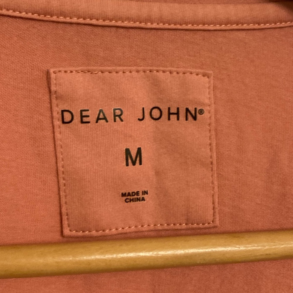Dear John Terracotta Unity Short Sleeve Tee Size M 100% Cotton - Picture 8 of 10